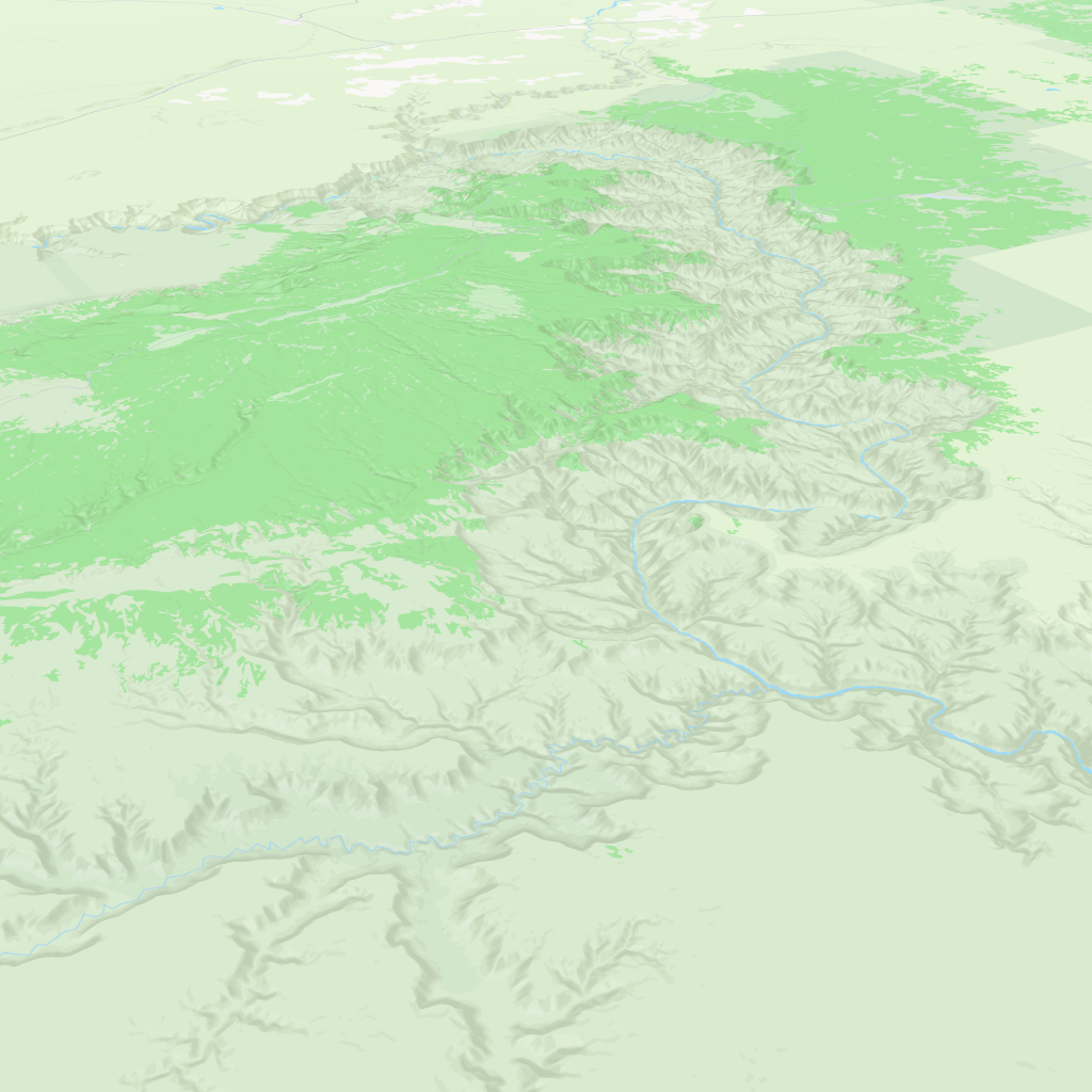 Carte du Grand Canyon dans le style Minecraft — route map input