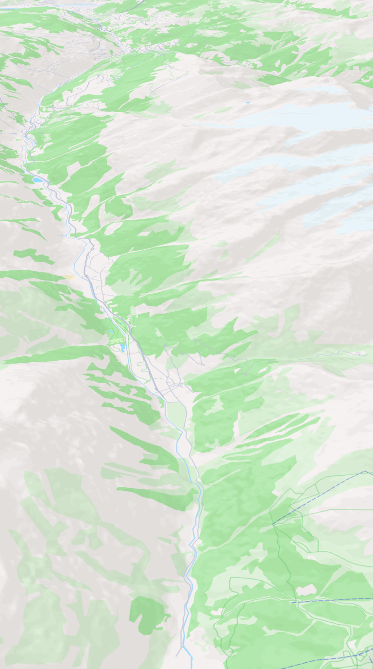 جبل ماترهورن قرب تسرمات بالأسلوب الطبوغرافي — route map input