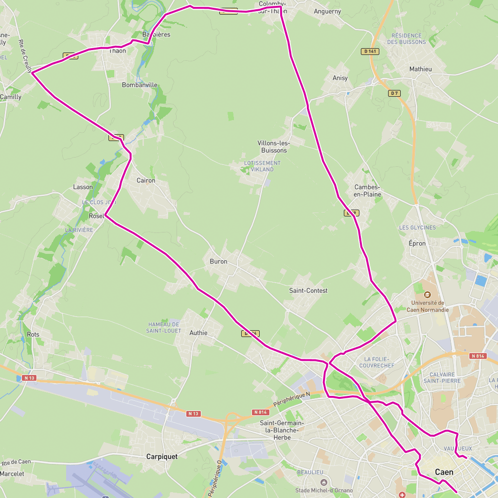 Tour de France 2025 Stage 5 time trial route — route map input