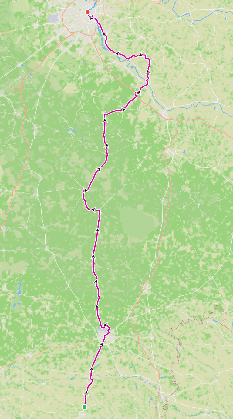 투르 드 프랑스 2026 스테이지 7 경로 — route map input