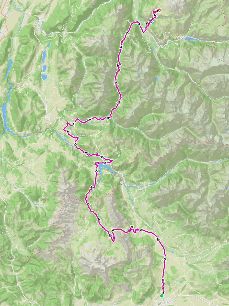 투르 드 프랑스 2026 스테이지 19 경로 — route map input